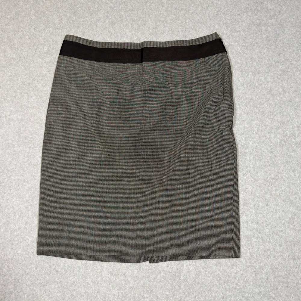The Limited Collection Grey Micro Check Pencil Skirt 8 Workwear Career Academia - Picture 1 of 7